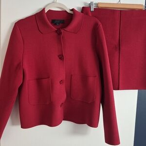 Zara Knit Blazer Jacket and Skirt Set